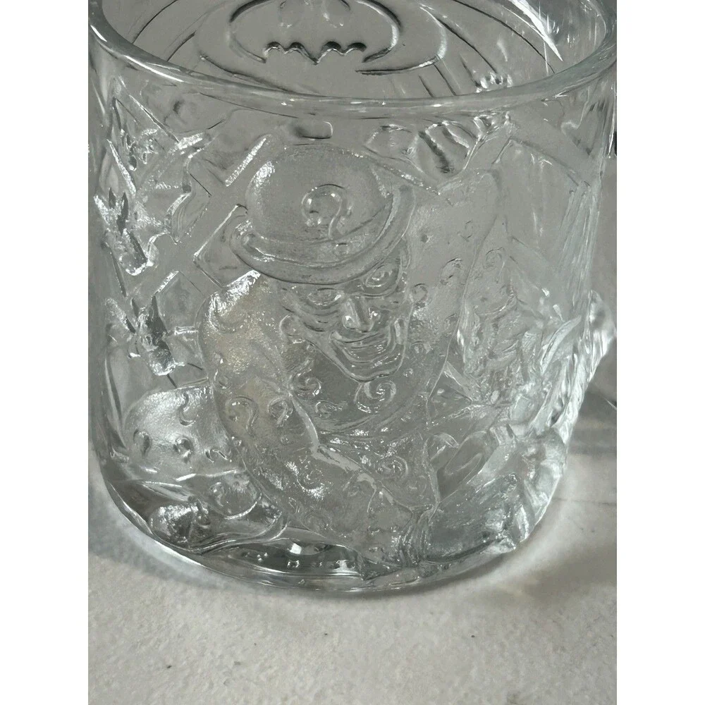 1995 McDonald’s Batman Forever The Riddler Glass Mug DC Comics Made in USA